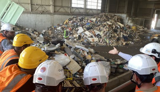 visite d'un centre de tri